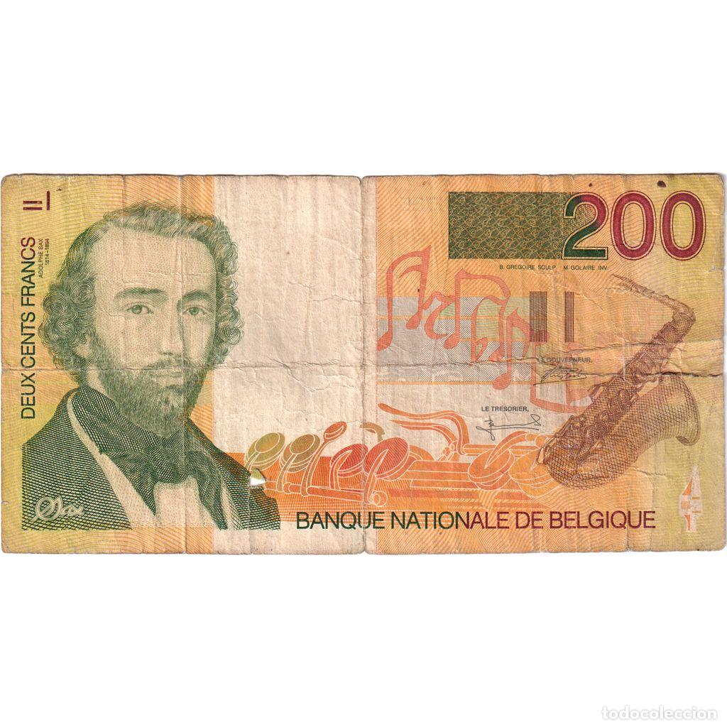Billetes extranjeros: [#1234691] B&eacute;lgica, 200 Francs, BC+