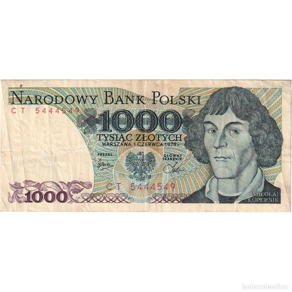 Billetes extranjeros: [#1234713] Billete, 1000 Zlotych, 1974-1976, Polonia, KM:146b, 1979-06-01, MBC
