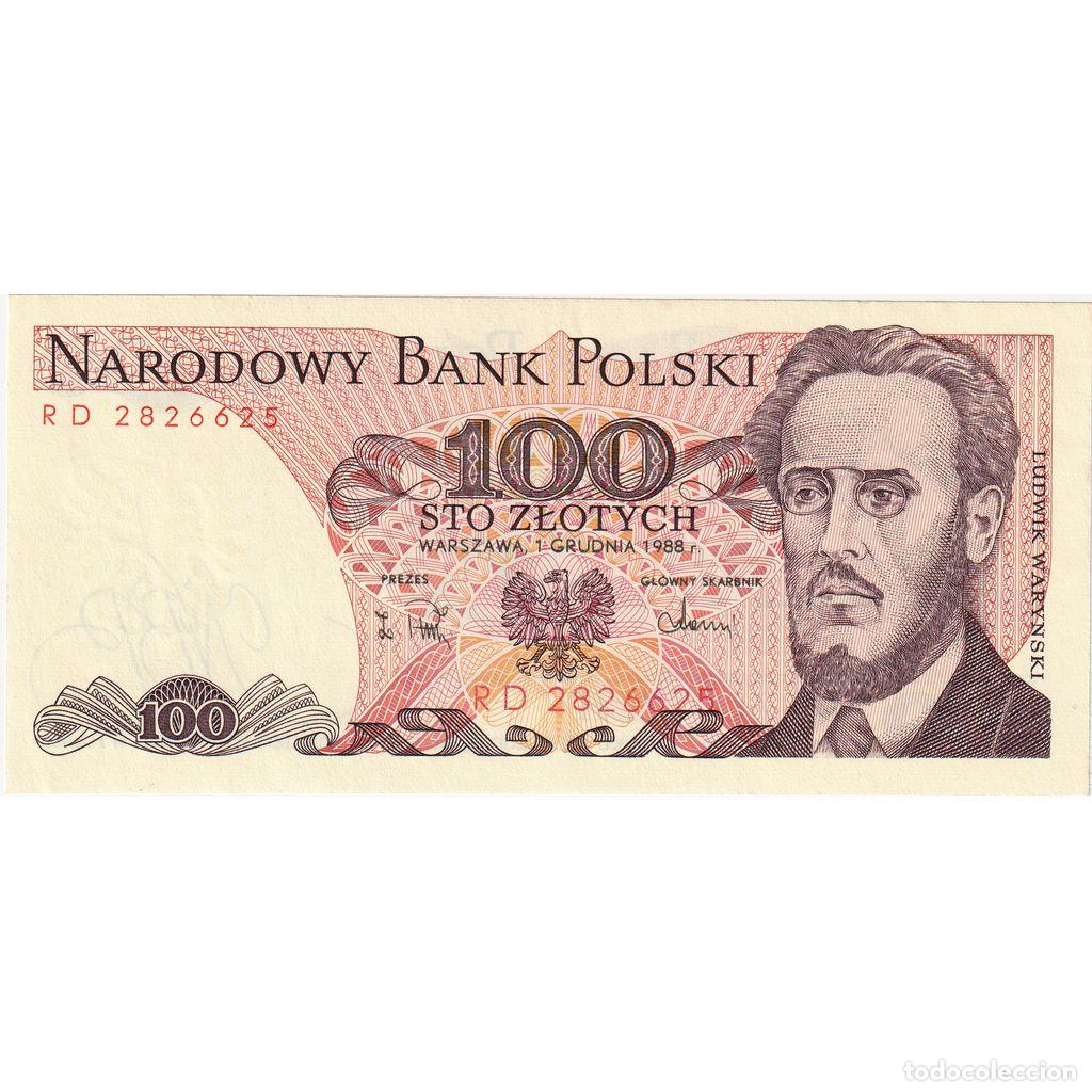 Billetes extranjeros: [#1234716] Billete, 100 Zlotych, Polonia, 1988-12-01, KM:143e, SC