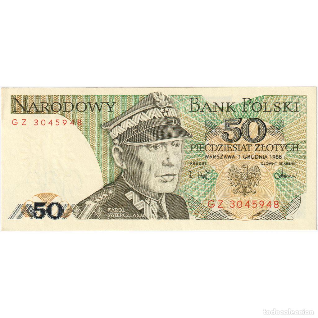 Billetes extranjeros: [#1234717] Billete, 50 Zlotych, Polonia, KM:142c, 1988-12-01, UNC