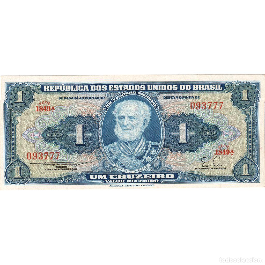 Billetes extranjeros: [#1234738] Brasil, 1 Cruzeiro, UNC