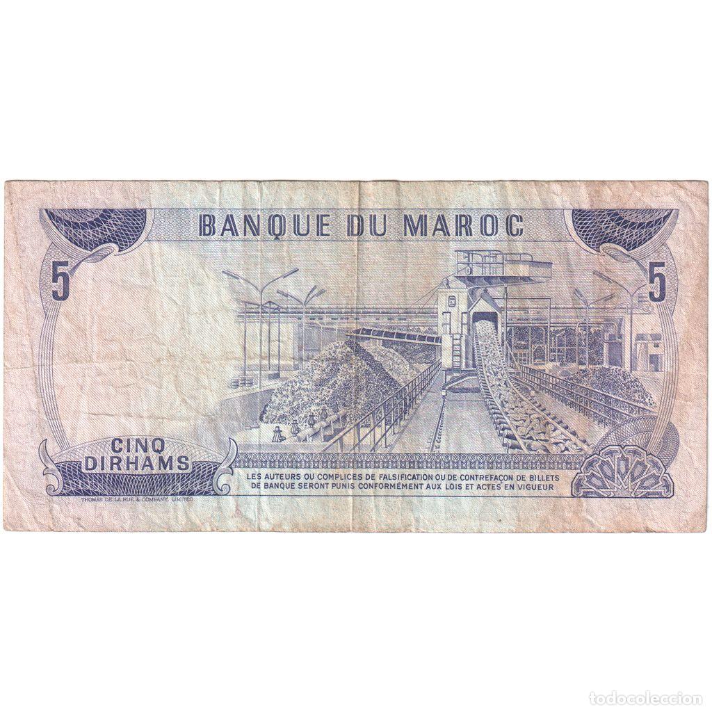Billetes extranjeros: [#1234729] Marruecos, 5 Dirhams, 1970, BC - Foto 2
