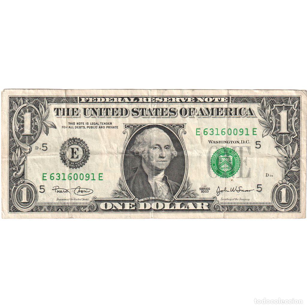 Billetes extranjeros: [#1234761] Billete, 1 Dollar, 2003, Estados Unidos, MBC