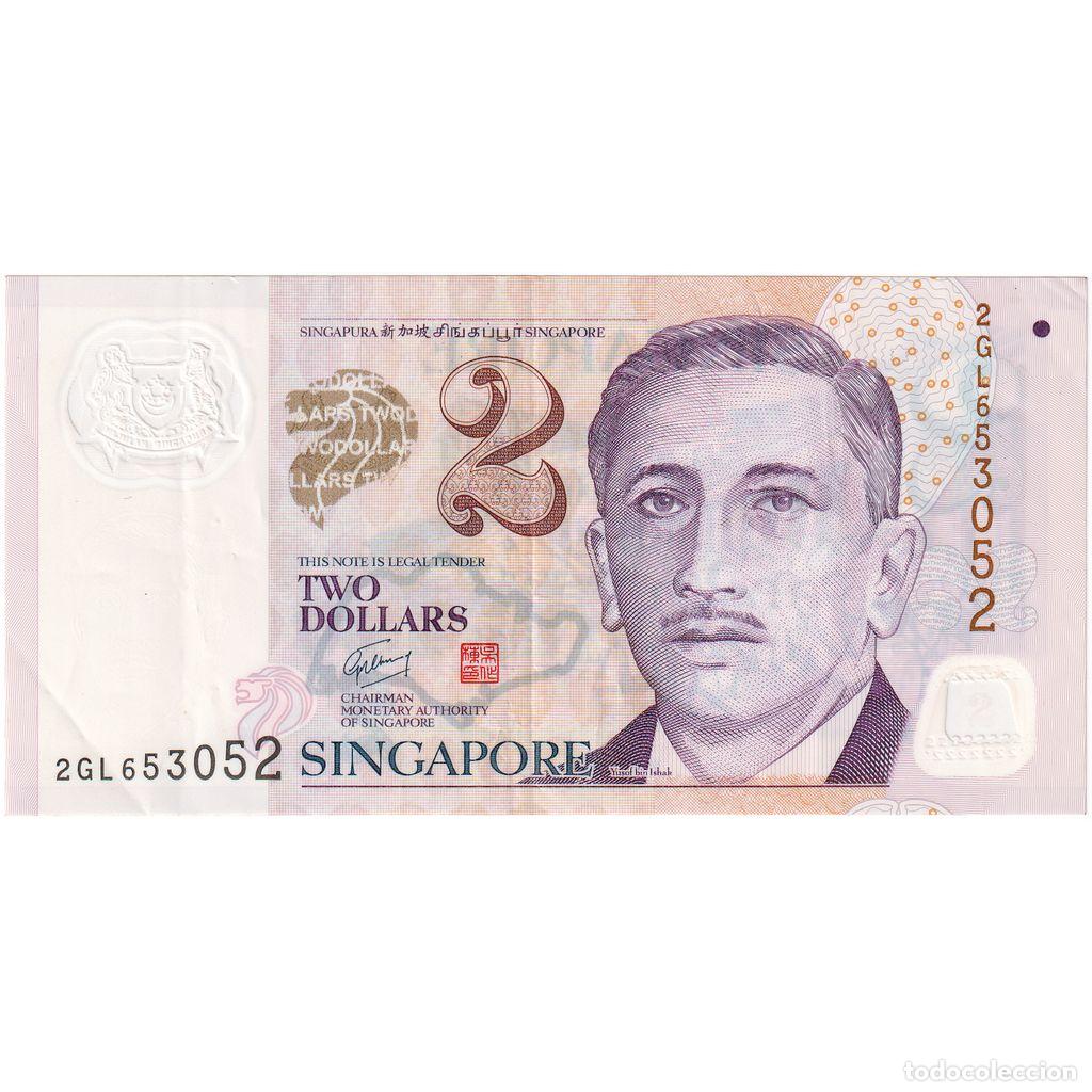 Billetes extranjeros: [#1234759] Billete, 2 Dollars, Undated (2009), Singapur, KM:46, Undated, MBC+