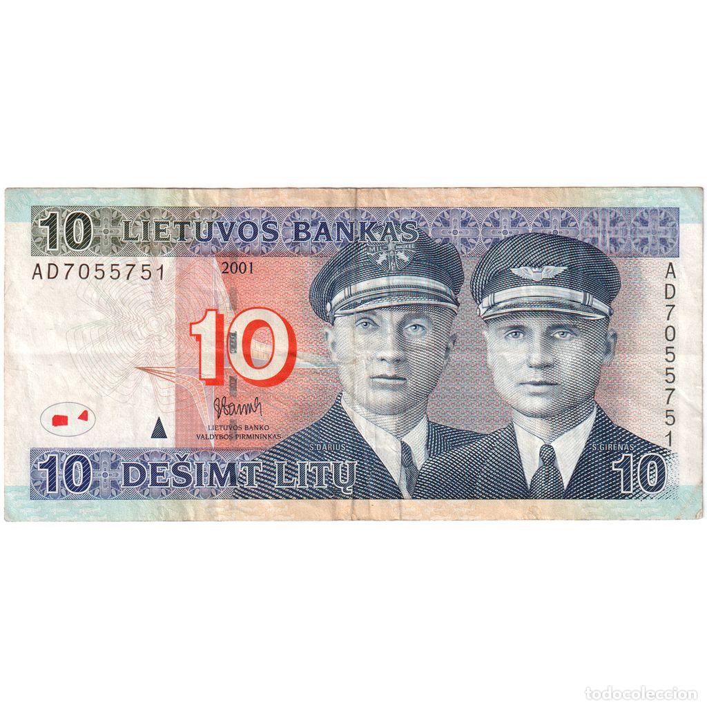 Billetes extranjeros: [#1234751] Lituania, 10 Litu, MBC