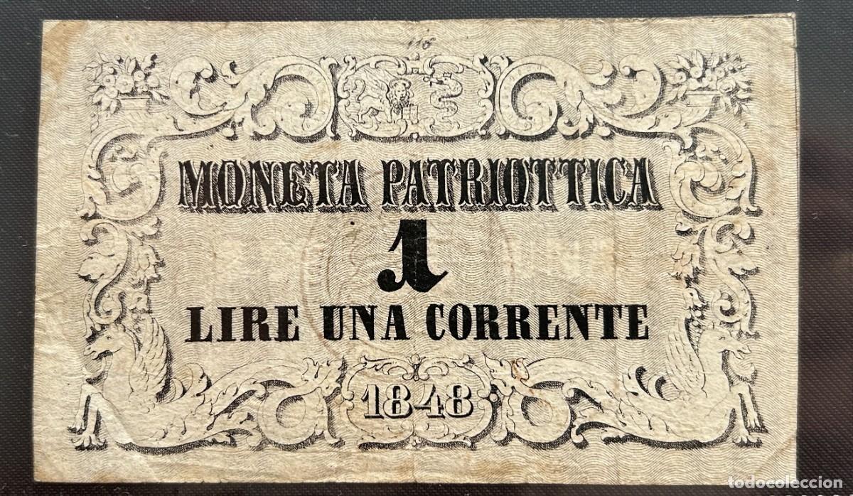 Billetes extranjeros: 1 LIRA 1848 VENECIA. P# S185. SERIE 116