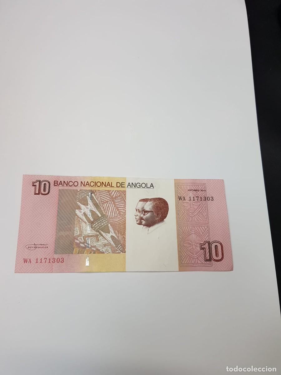 Billetes extranjeros: ANGOLA- 10 KWANZAS-2012