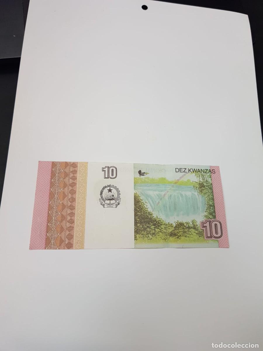 Billetes extranjeros: ANGOLA- 10 KWANZAS-2012 - Foto 2