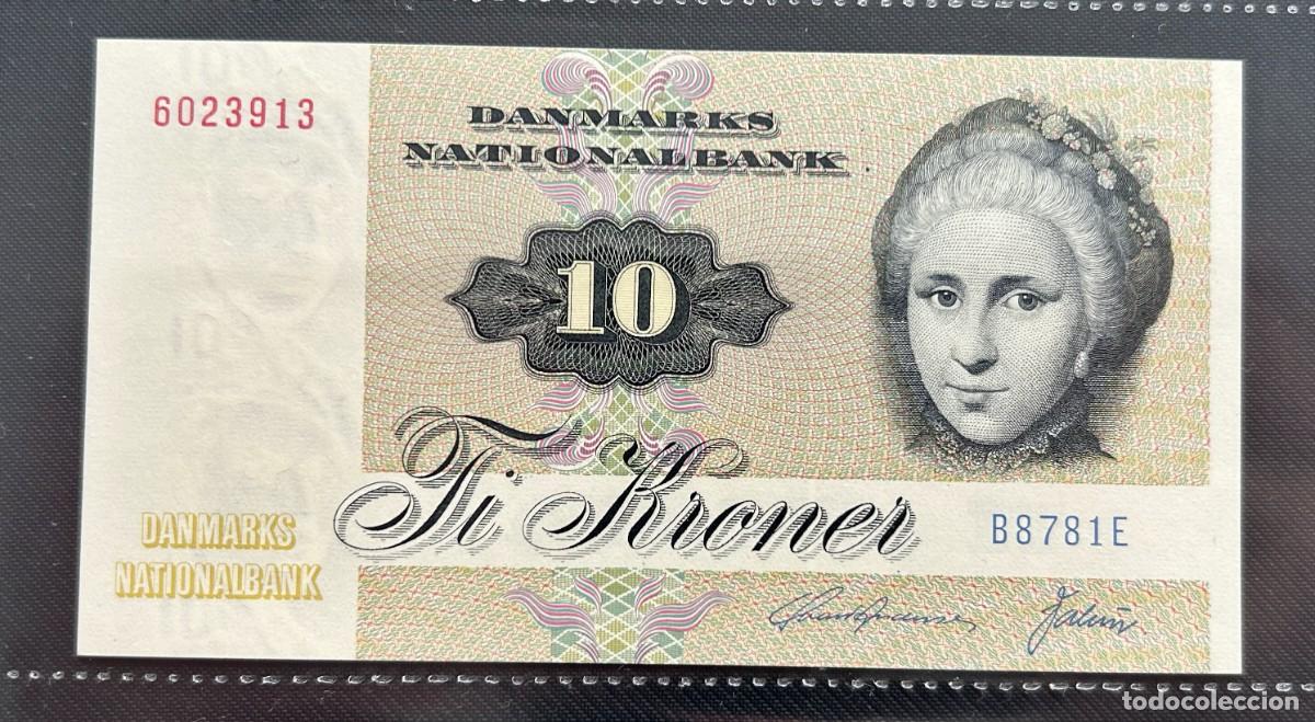 Billetes extranjeros: 10 CORONAS 1978 DINAMARCA. P# 48H. SC / UNC
