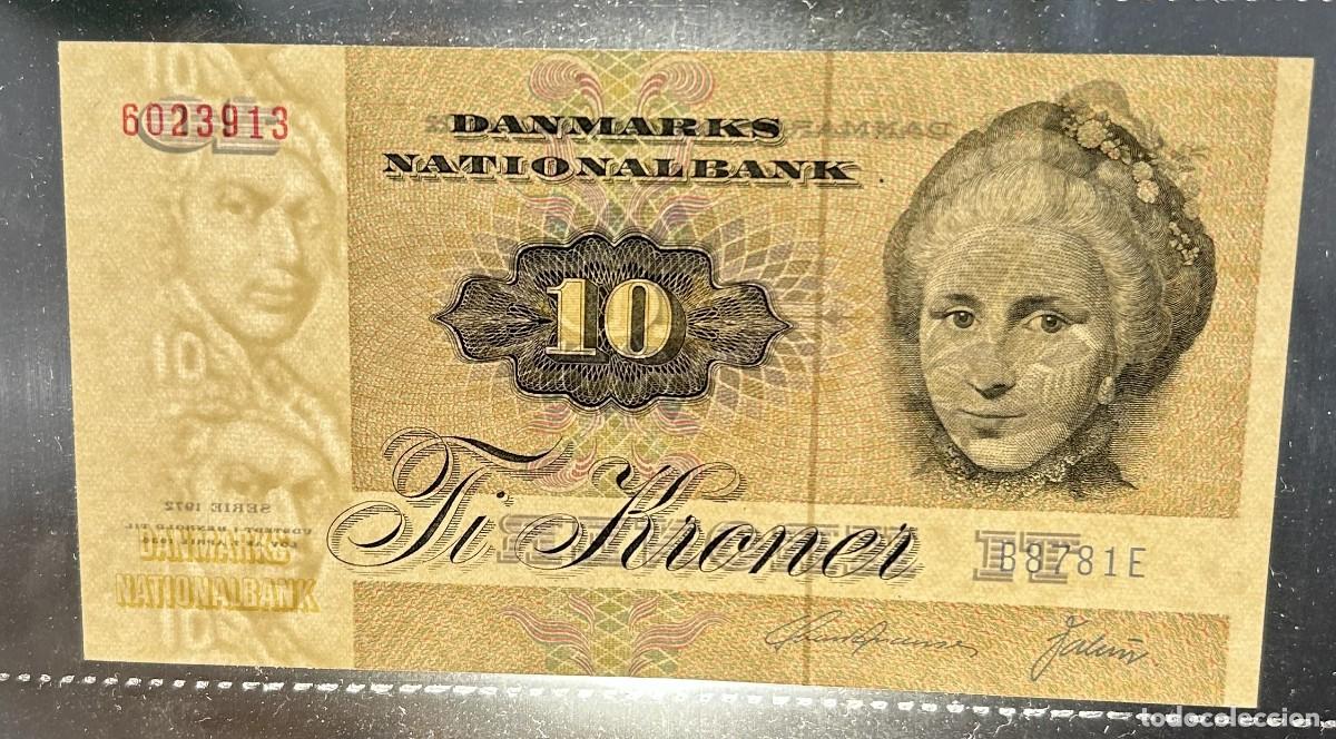 Billetes extranjeros: 10 CORONAS 1978 DINAMARCA. P# 48H. SC / UNC - Foto 3