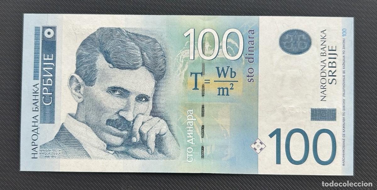 Billetes extranjeros: 100 DINARES 2013 SERBIA. P# 57B. SC / UNC
