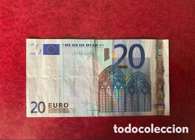 Billetes extranjeros: Billete 20&euro; del 2002