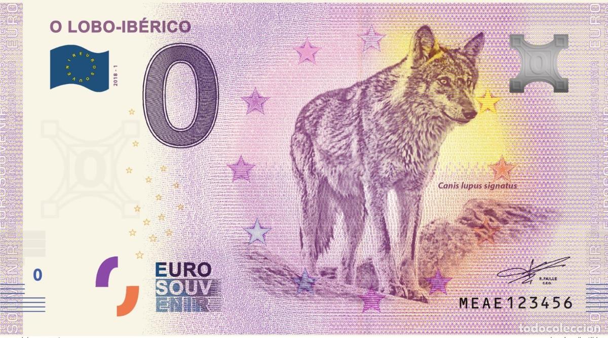 Billets internationaux: Boleto tur&iacute;stico de recuerdo 2018 Portugal Centro Recupera&ccedil;&atilde;o do Lobo Ib&eacute;rico