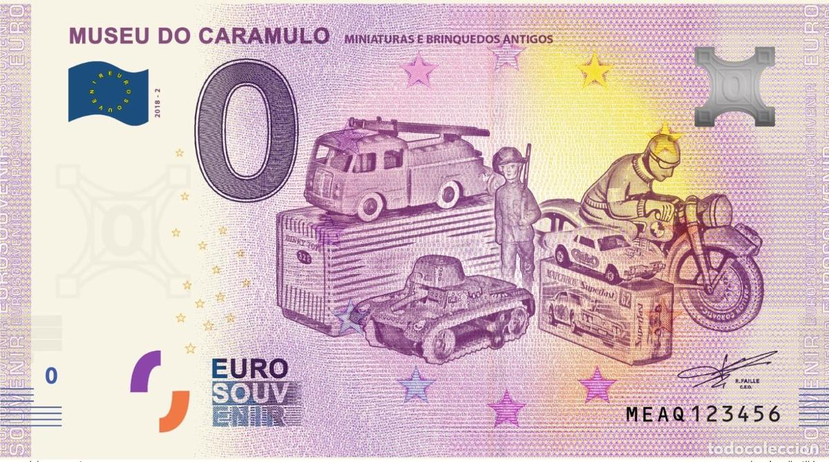 Billets internationaux: Boleto tur&iacute;stico de recuerdo 2018 Portugal Museu do Caramulo
