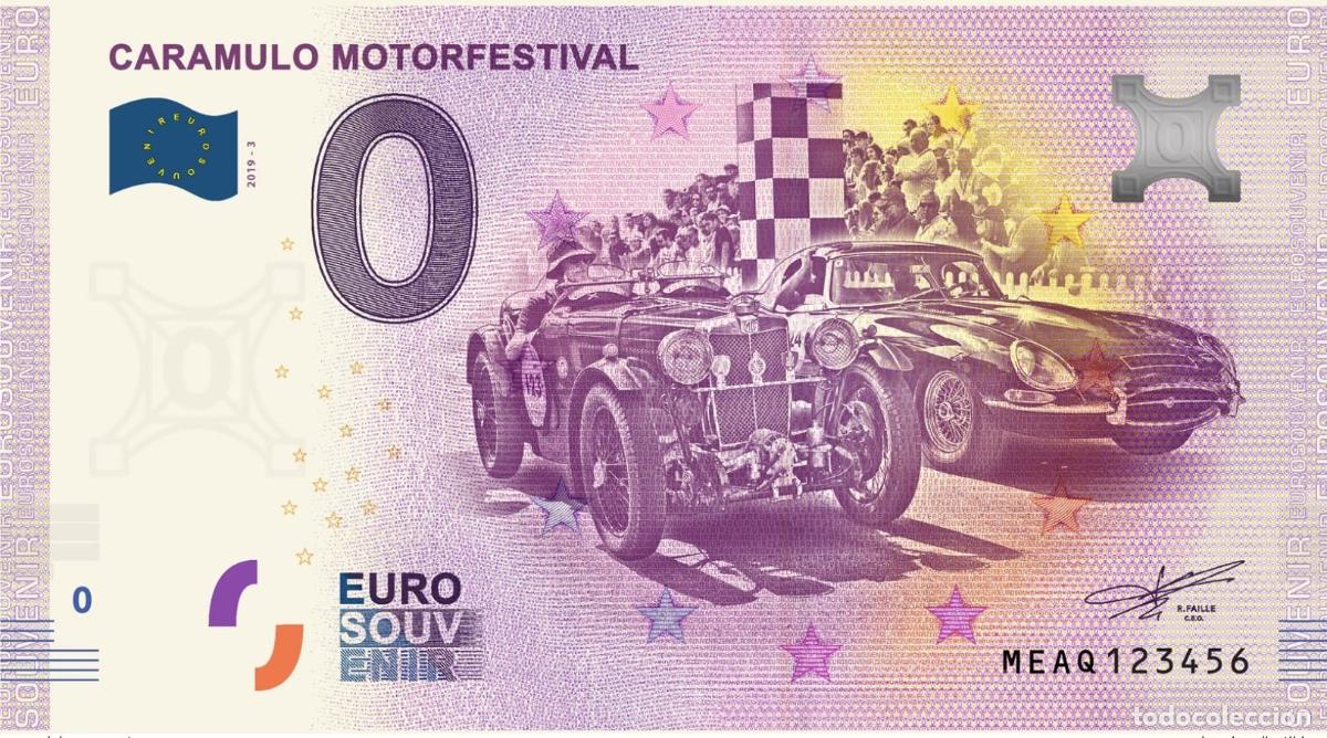 Billets internationaux: Boleto tur&iacute;stico de recuerdo 2019 Portugal Caramulo Motorfestival