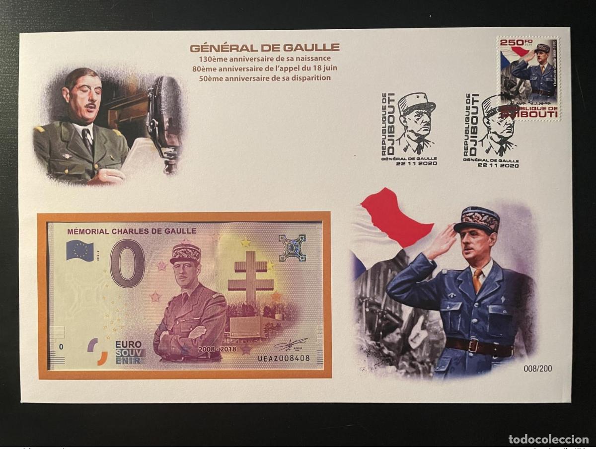 Notas Internacionais: Entrada oficial de recuerdo del euro - General Charles Gaulle
