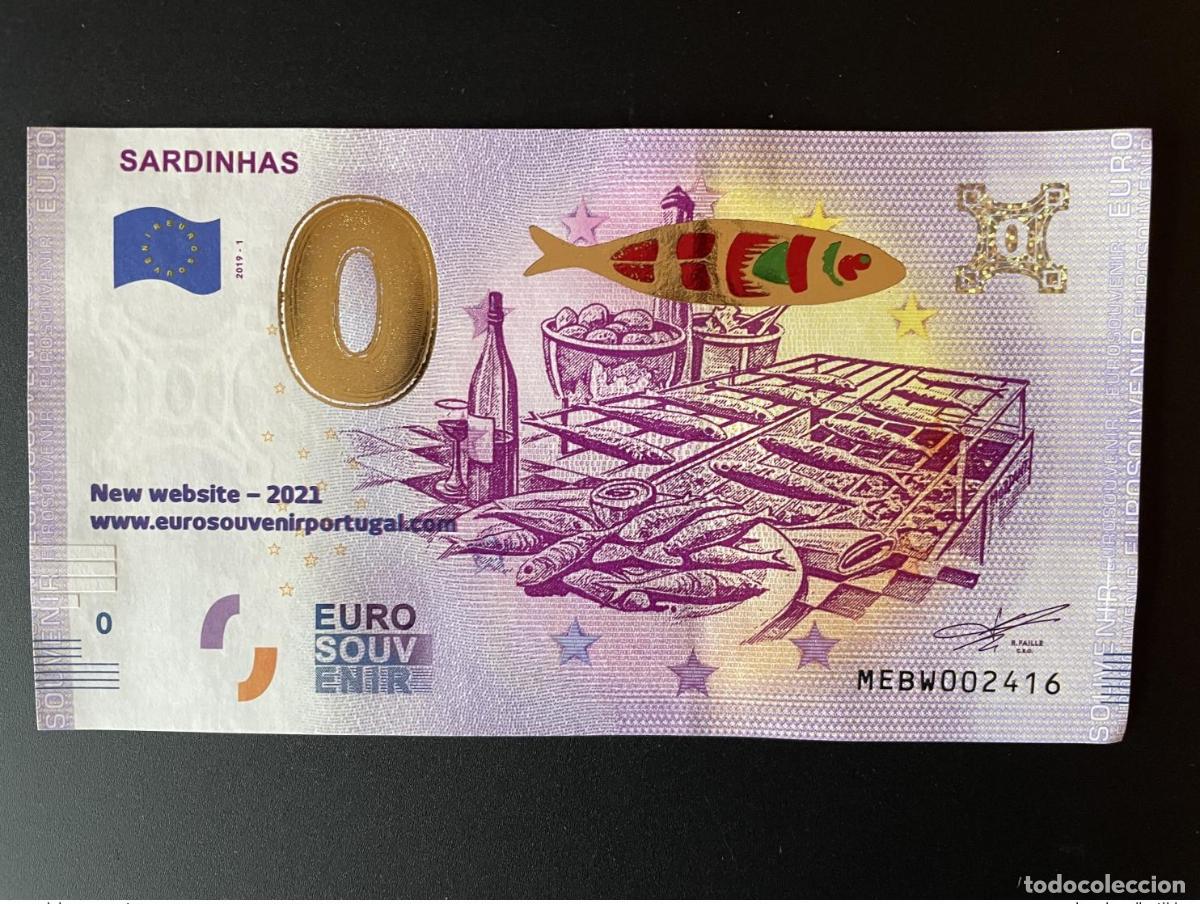 International Banknotes: Boleto tur&iacute;stico Golden Sardinhas 2021