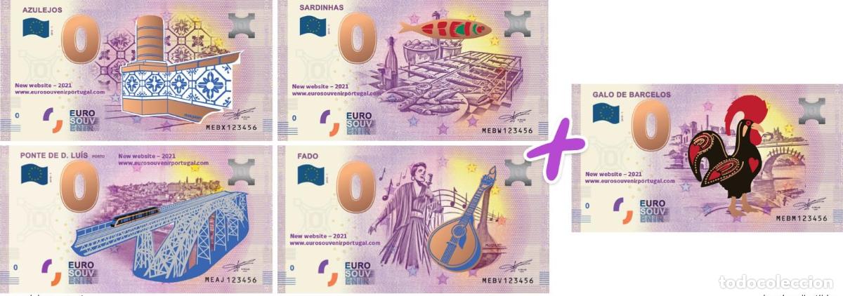 International Banknotes: Boleto tur&iacute;stico de recuerdo 2021 paquete dorado BLACK FRIDAY