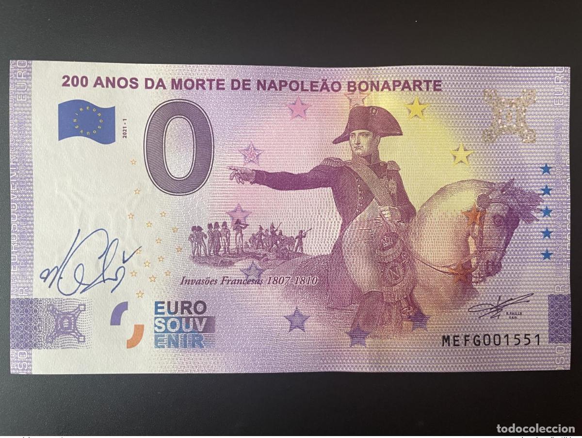 International Banknotes: Entrada conmemorativa del aniversario de Napole&oacute;n Bonaparte 2021 FIRMADA POR MATEJ GABRIS