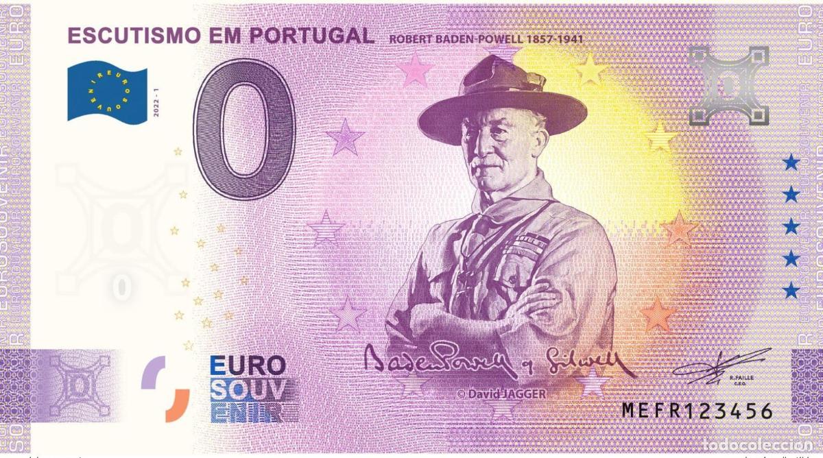 Notas Internacionais: Billete de recuerdo 2022 Portugal Escutismo em - Aniversario 2020