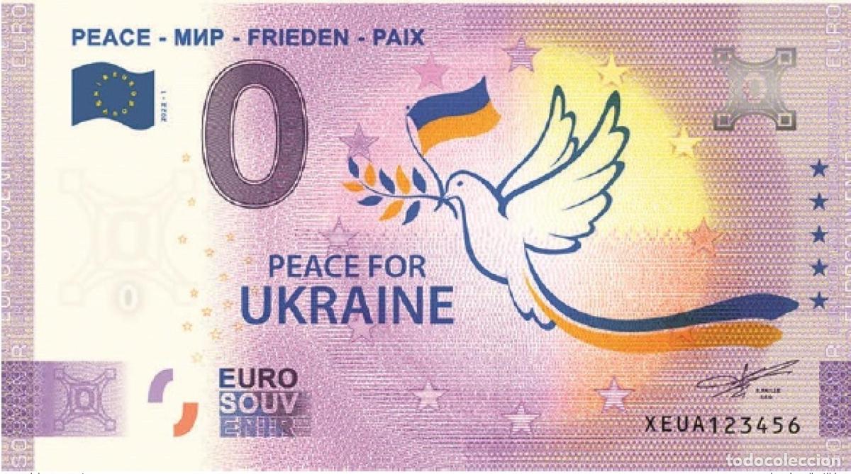 Billets internationaux: Boleto tur&iacute;stico de recuerdo 2022 Alemania Peace - mir Frieden