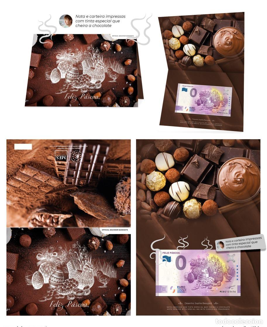 Billets internationaux: Entrada recuerdo 2022 Portugal Encart &laquo;Feliz P&aacute;scoa con sabor a chocolate