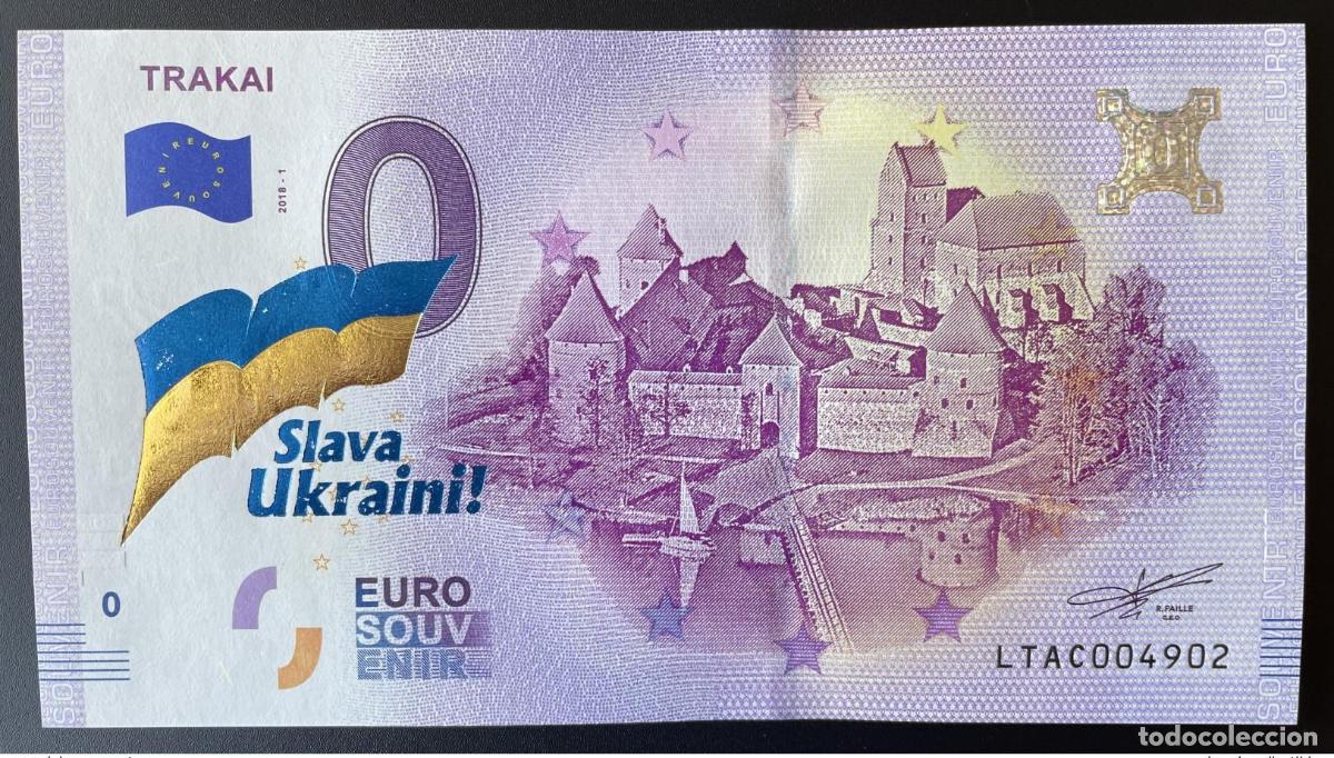 Billets internationaux: Boleto tur&iacute;stico dorado de Trakai para Lituania 2018: &iexcl;SLAVA UKRAINI!