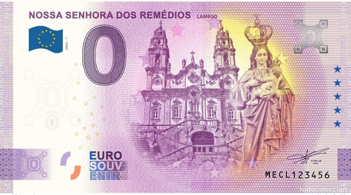Notas Internacionais: Entrada de recuerdo 2022 Portugal Nossa Senhora dos Rem&eacute;dios - Aniversario 2020