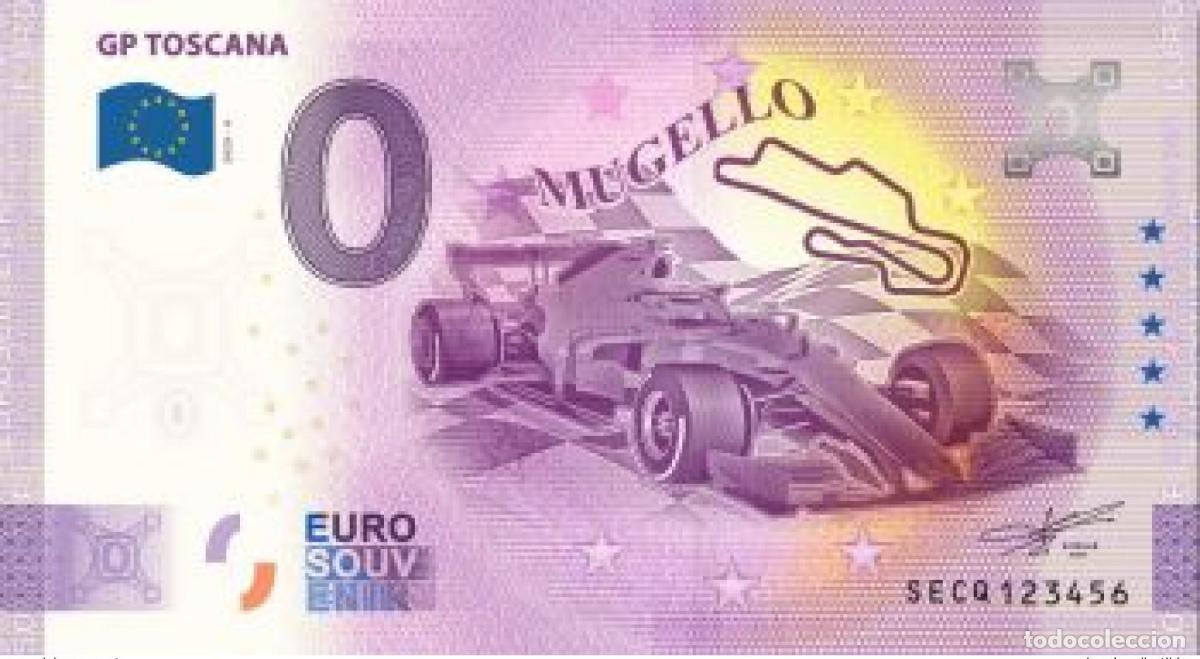 Notas Internacionais: Boleto tur&iacute;stico Souvenir al GP de Italia Toscana