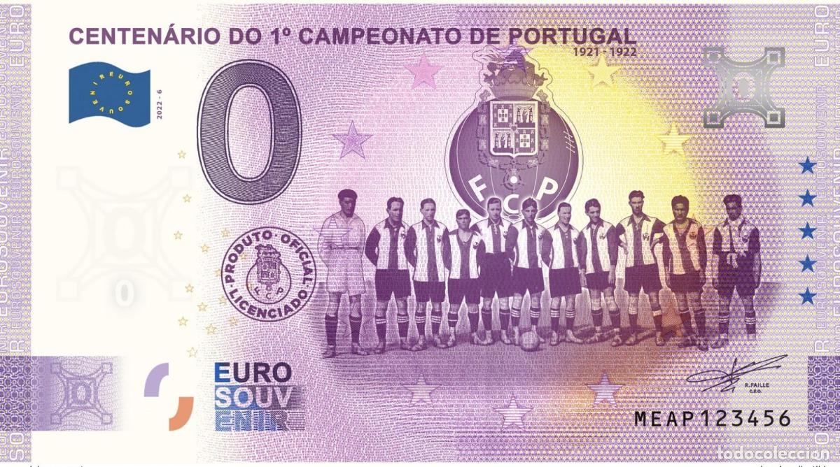 Notas Internacionais: Entrada de recuerdo para el Centenario del 1&deg; Campeonato Portugal 2022