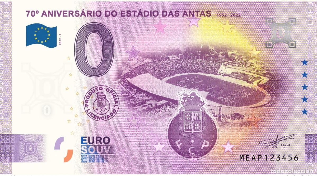 Notas Internacionais: Entrada de recuerdo 2022 en Portugal: aniversario del Est&aacute;dio das Antas -