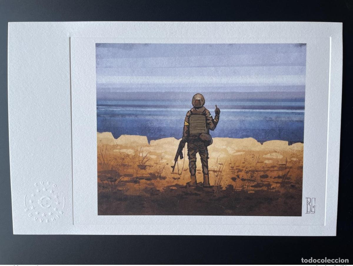 Notas Internacionais: Billete tur&iacute;stico de recuerdo a prueba artista &laquo;Boris Groh Russian Warship DONE&raquo;