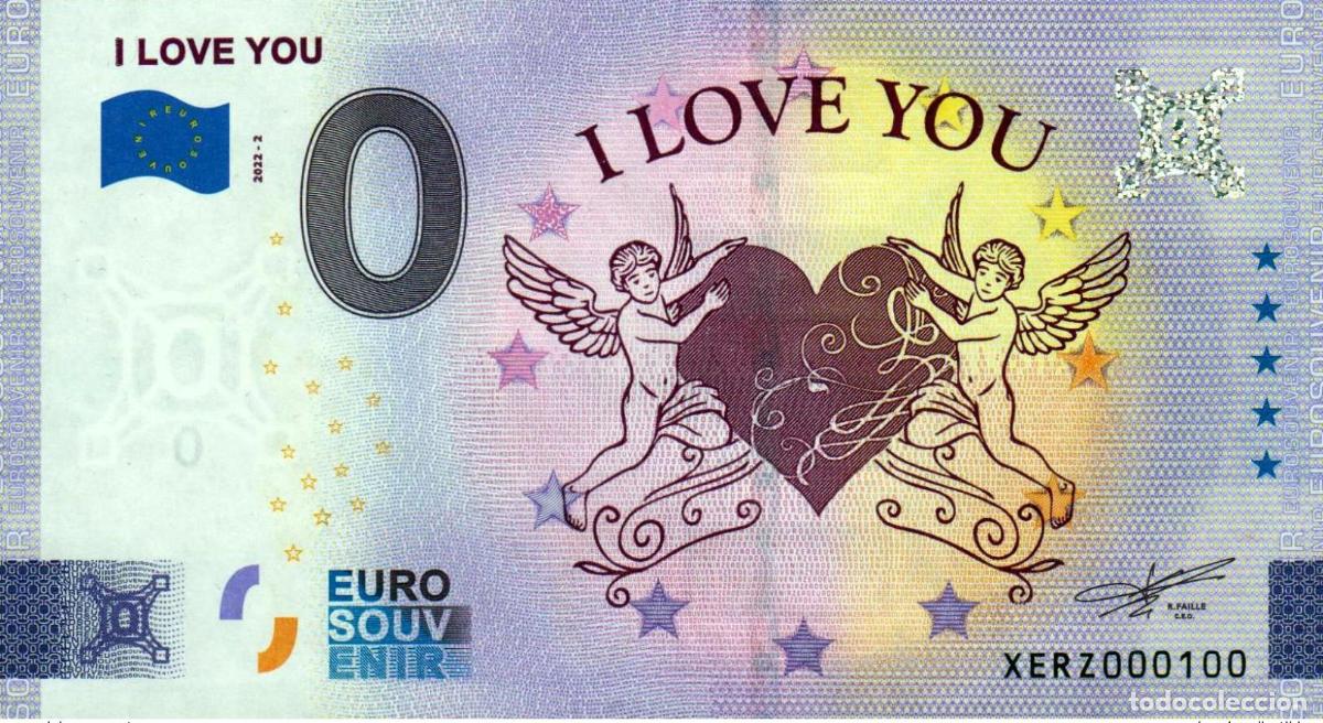 Internationale Banknoten: Boleto tur&iacute;stico de recuerdo 2022 Alemania I Love You