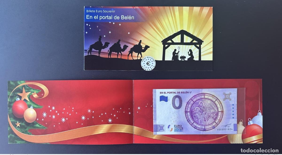 Internationale Banknoten: Billete tur&iacute;stico de recuerdo 2021 para Espa&ntilde;a En El Portal Belen