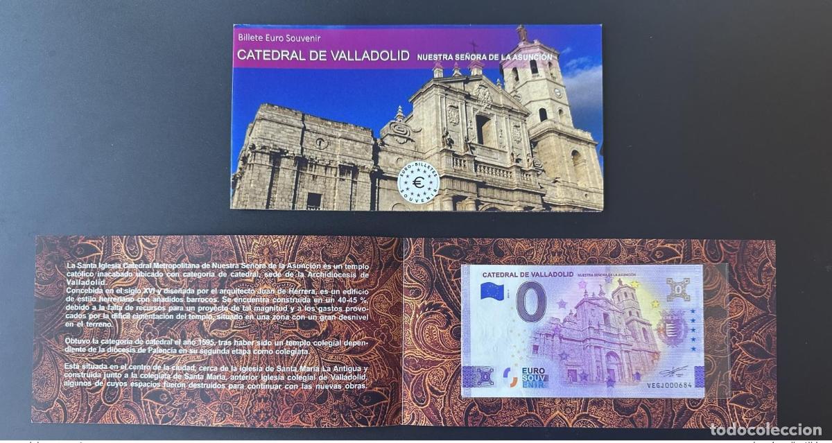 Internationale Banknoten: Boleto tur&iacute;stico de recuerdo 2022 | Espa&ntilde;a Catedral Valladolid