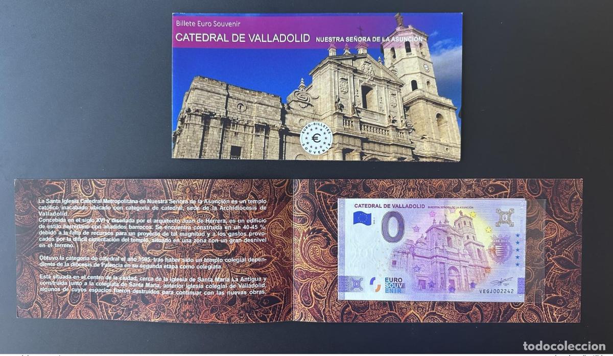 Internationale Banknoten: Entrada de recuerdo 2022 - Espa&ntilde;a Catedral Valladolid Aniversario 2020
