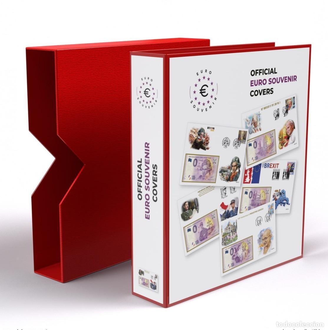 Internationale Banknoten: &Aacute;lbum ABAFIL para &laquo;portadas oficiales de 0&euro;&raquo; con funda