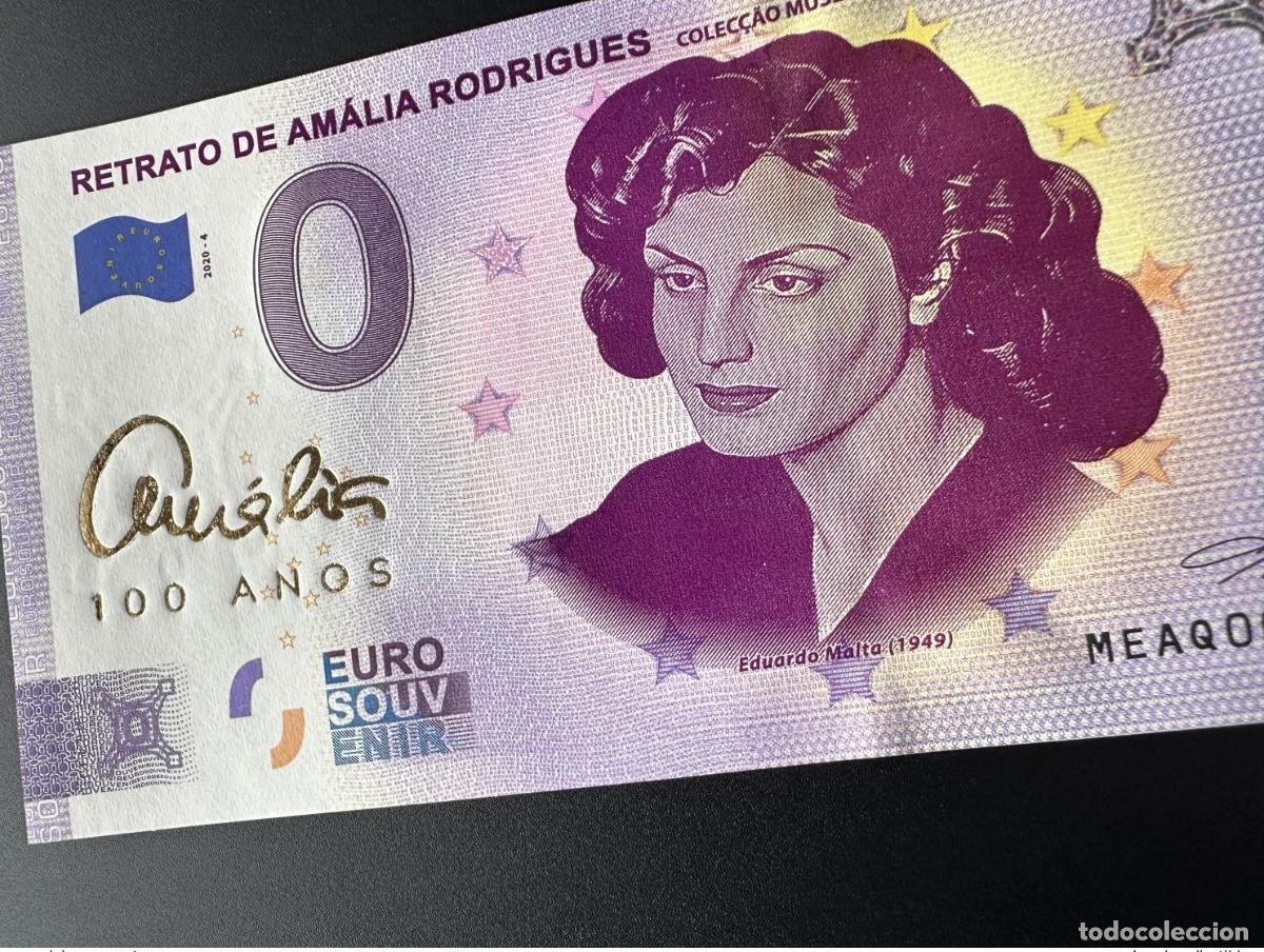 Internationale Banknoten: Entrada de recuerdo dorada para 2020 al Museo Amalia Rodrigues Caramulo