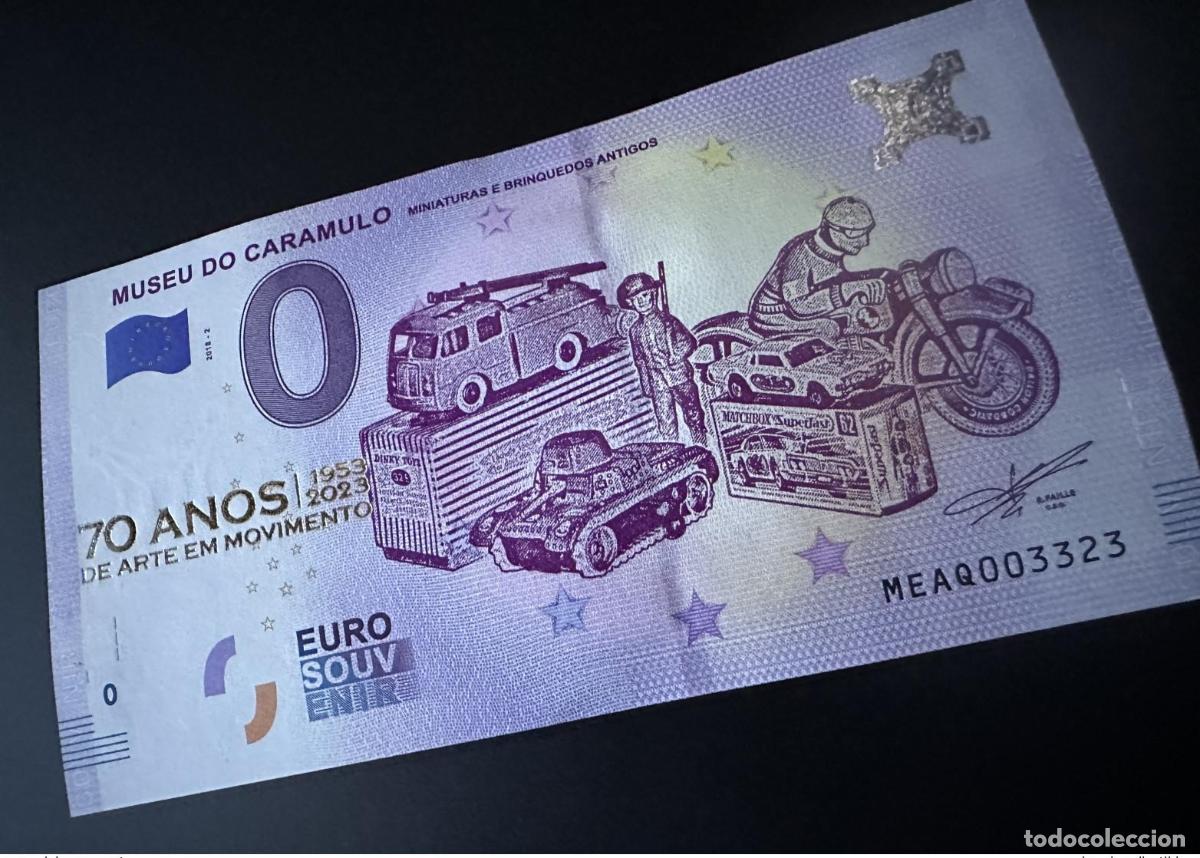 Banconote internazionali: Entrada de recuerdo del Museo do Caramulo Portugal 2018 &laquo;Gold 70 anos Museu
