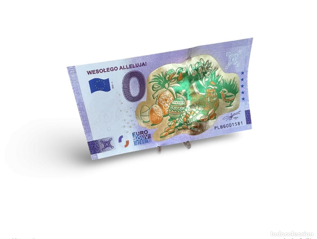 Banconote internazionali: &iexcl;Entrada de recuerdo Wesolego Alleluja 2022! &laquo;Gold&raquo; (pollo) - Aniversario 2020