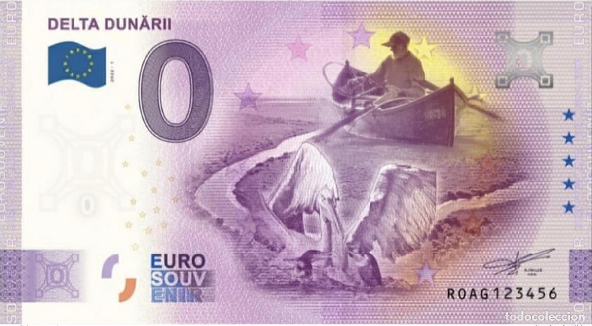 International Banknotes: Boleto tur&iacute;stico de recuerdo 2022: Rumania Delta Dunarii