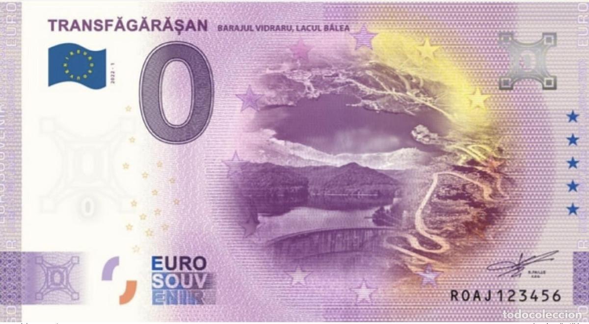 International Banknotes: Boleto tur&iacute;stico de recuerdo 2022 Rumania Transfagarasan