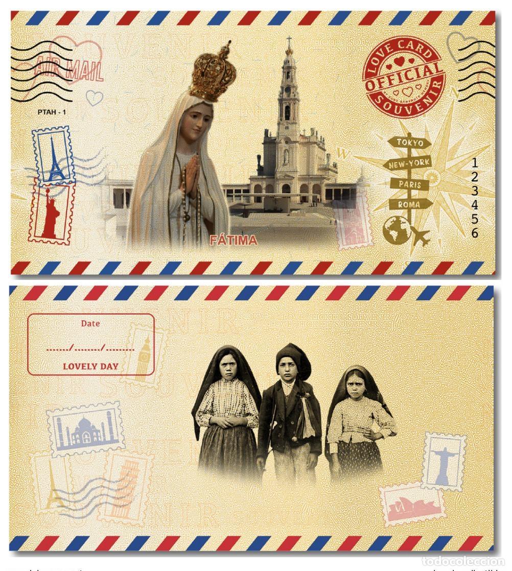 International Banknotes: Tarjeta de amor F&aacute;tima 2024