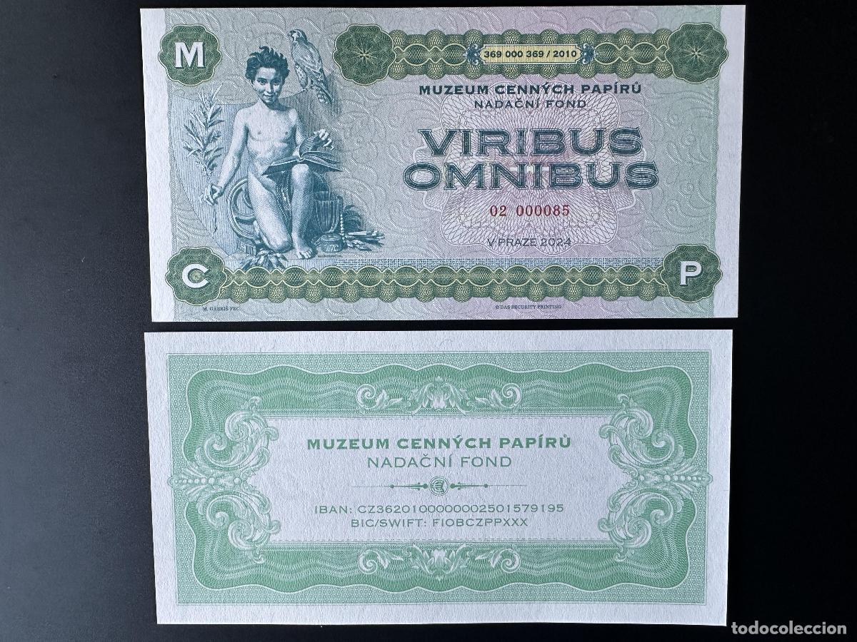 International Banknotes: 2024 Matej Gabris Viribus Omnibus MCP Museo del Papiro de Cennych ESP&Eacute;CIMEN