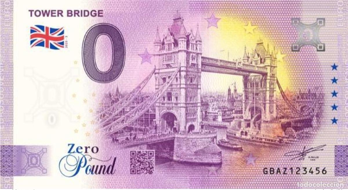 Notas Internacionais: Entrada tur&iacute;stica de recuerdo al Tower Bridge 2025