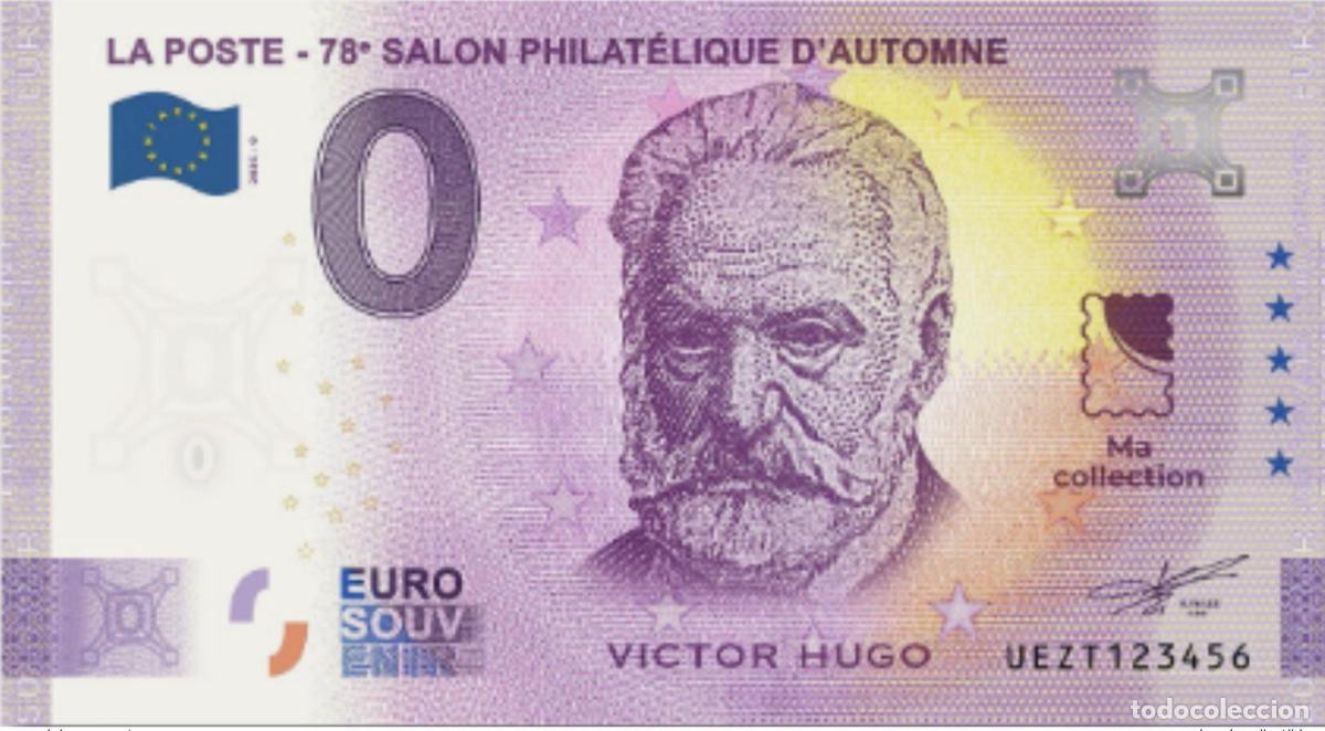 Notas Internacionais: Entrada de recuerdo 2025 Francia La Poste Victor Hugo Exposici&oacute;n filat&eacute;lica oto&ntilde;o