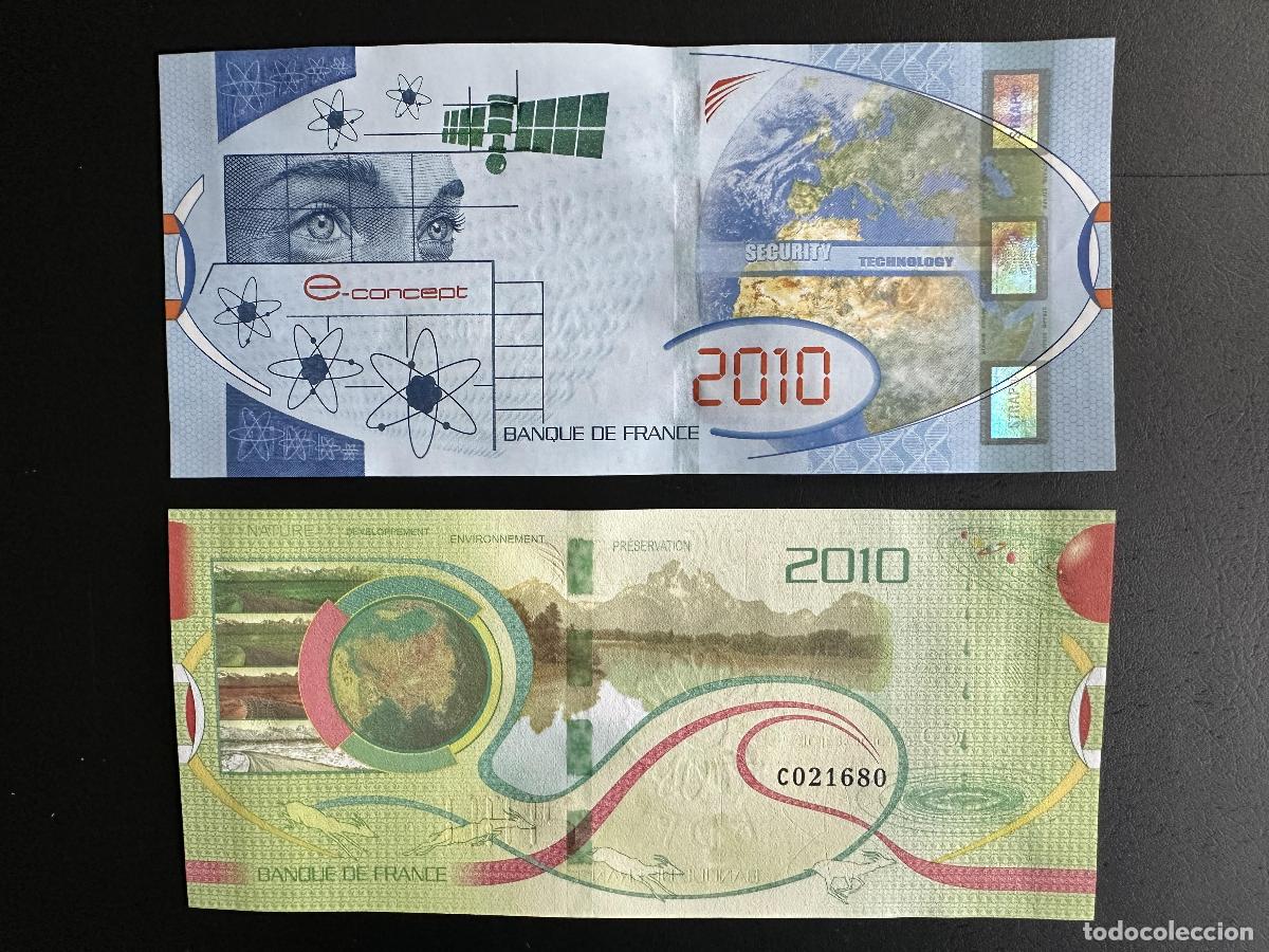 Notas Internacionais: Nota de prueba BOF-191: esp&eacute;cimen E-Concept Banque France Bank of STRAP