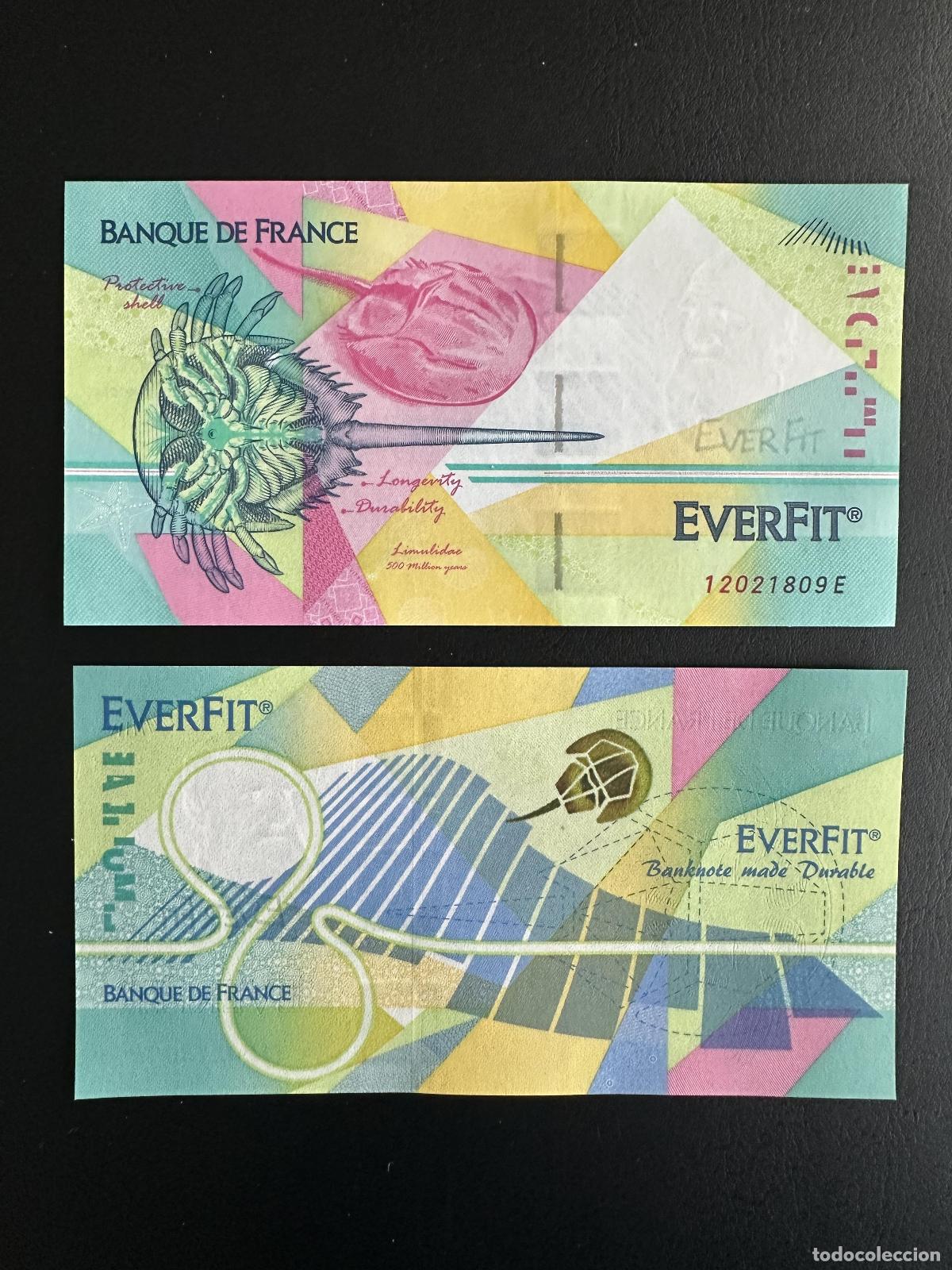 Notas Internacionais: Nota de prueba BOF-231: esp&eacute;cimen Charles Darwin Banque France Everfit Bank of 2022