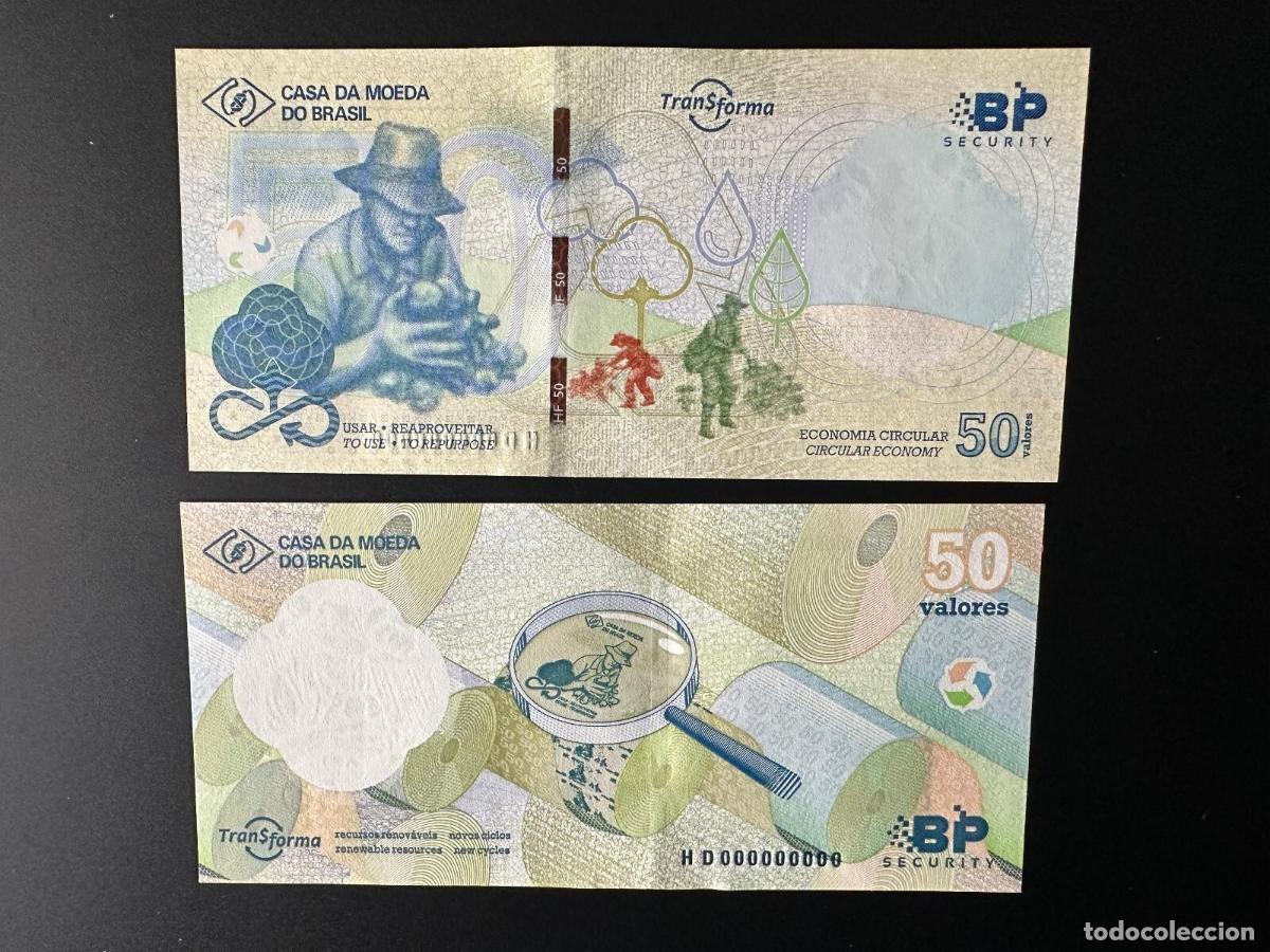 Billetes extranjeros: CDMB-? Prueba Casa da Moeda do Brasil 50 Valores BP Specimen