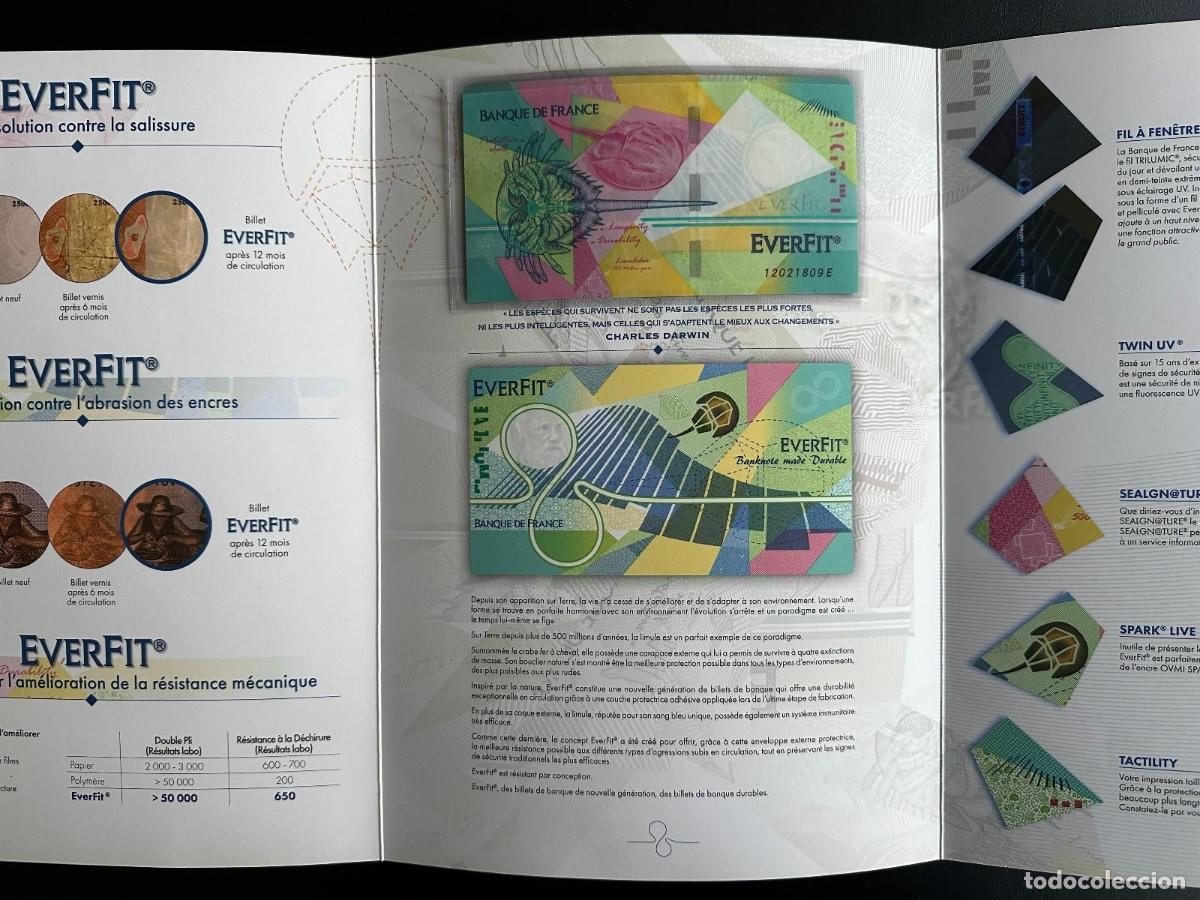 Billetes extranjeros: BOF-231 Billete de Prueba Charles Darwin Banque de France Everfit Bank 2022